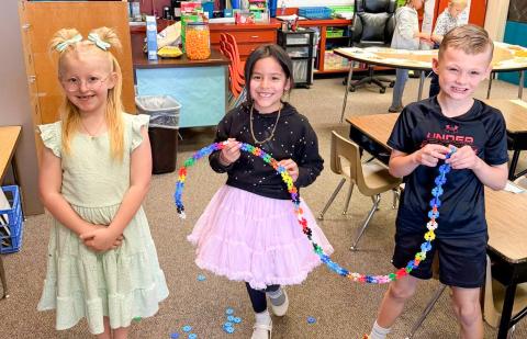 Childress Elementary School students celebrate 120 days of learning