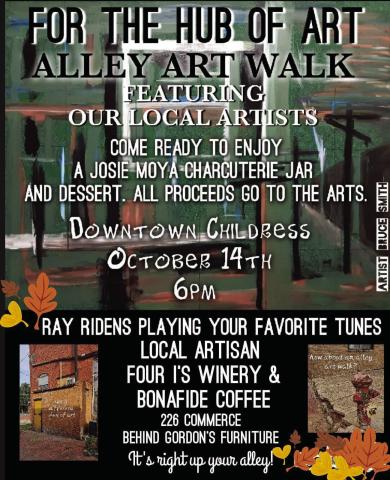 For The Hub Of Art to host Alley ArtWalk Saturday