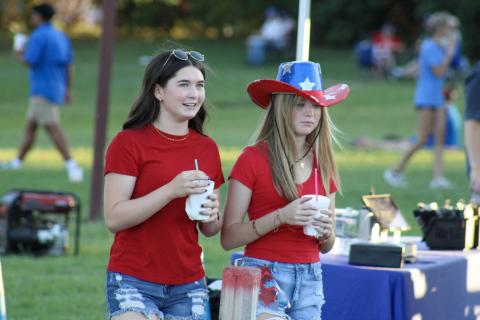 Thousands attend the 2025 Fourth of July Party in the Park, organized by Sawyer and Shelby Bocanegra, Friday, July 4 at Fair Park in Childress. The Red River Sun/Elizabeth Tanner