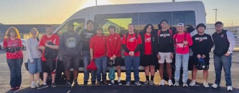On Friday, March 22 in Amarillo, Wellington High School’s Esports Overwatch team earns second place at the Region 16 Esports Invitational, garnering a trip to the state contest in early May. Additionally, Jontae Roland, garners third place in the Super Smash Bros Ultimate individual game, advancing to the state event. From left: Trinidad Cantu, Benji Garcia, Jaci Porter, Jacob Klasssen and Roland. Wellington High School
