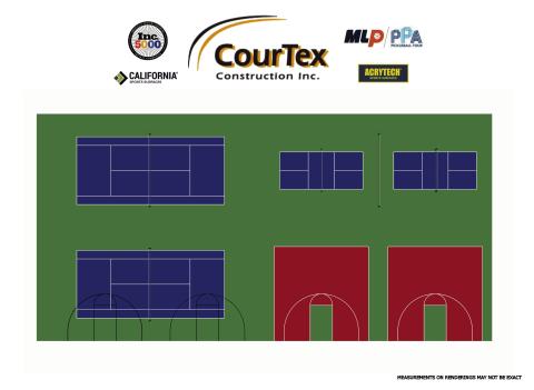 The Fair Park tennis courts will be closed for renovation for 12-14 days from the beginning of the project start date, which is anticipated to commence at the end of this week, according to Childress Municipal Development District (MDD) Executive Director Sheabree Nix. Courtesy Graphic