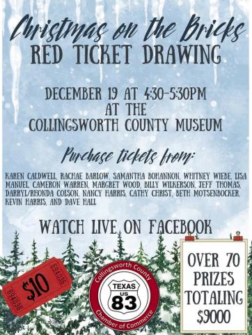 Collingsworth Chamber slates Red Ticket drawing