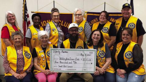 Liberty Electric makes Senior Snack Pack donation