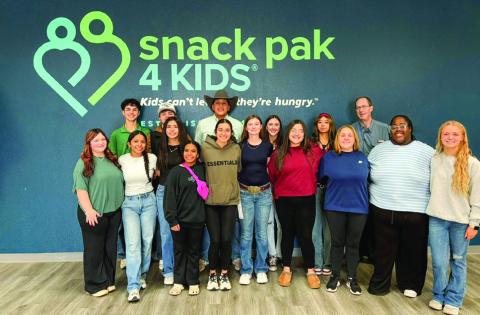 NHS tours Snack Pak 4 Kids warehouse