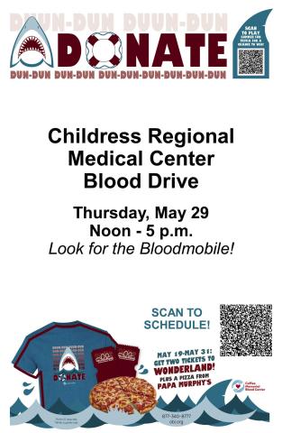 Jaws drop when you save lives:Donate at Coffee Memorial’s CRMC blood drive