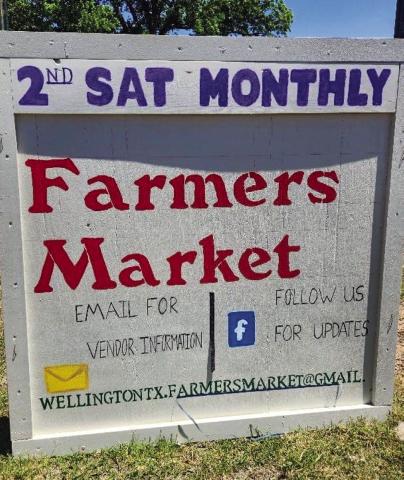 Wellington Farmers Market coming June 8