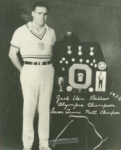Jack VanBebber, 1932 Olympic Champion, seven-time National Champion Jim Leggitt Collection