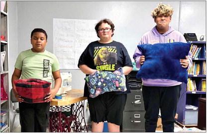 Geometry and sewing go hand-in-hand. Memphis Independent School District (ISD) students create pillows using geometric shapes. Memphis ISD