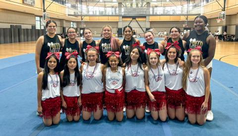 Memphis cheerleaders take on NCA cheer camp