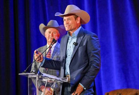 Childress’ Stran Smith, a world champion tie-down roper, is inducted into the ProRodeo Hall of Fame Class of 2025 Saturday, July 12 at the ProRodeo Hall of Fame in Colorado Springs, Colo. Stran Smith