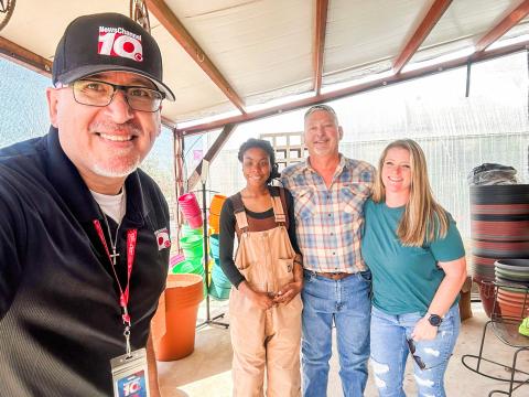 News Channel 10’s Ruben on the Road stops to smell the roses at Ross Gardens in Childress, a local greenhouse that has been serving the area for 35 years. To watch “Ruben on the Road: Ross Gardens serving Childress more than three decades,” visit newschannel10.com. Ruben on the Road