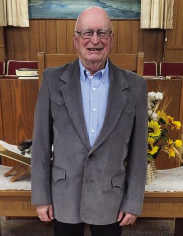 Bro. Johnny Hoggatt fills the pulpit of Faith Baptist Church, Wellington. Courtesy Photo