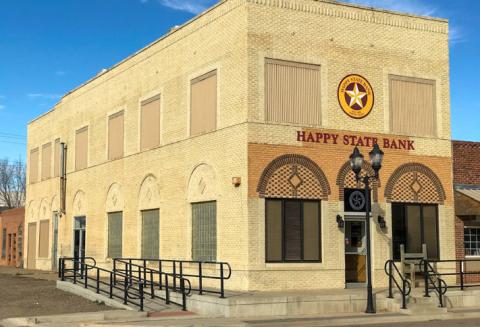Happy State Bank recently announced the closure of local branches, including the fullservice Turkey branch, as of Friday, March 15. Photo Courtesy of Happy State Bank