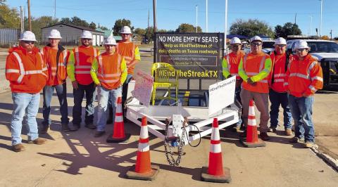 After 25 days on the road, the “No More Empty Seats” traveling display completes its Childress District tour Thursday, Nov. 20 at Pak-a-Sak in Childress. Texas Department of Transportation