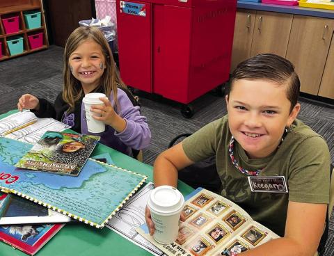 Childress Elementary takes sip at ‘Starbooks Café’