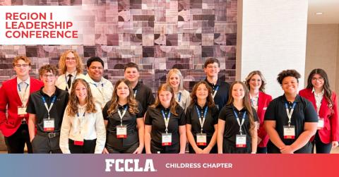 Childress High School (CHS) Family, Career and Community Leaders of America (FCCLA) members compete at the Region I Leadership Conference Thursday, Feb. 26-Friday, Feb. 28 at the Abilene Convention Center. Childress FCCLA