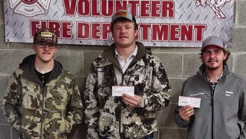 Teams ‘Parvo,’ ‘Duke’ and “YKnot” take top Wellington Volunteer Fire Department varmint hunt payouts