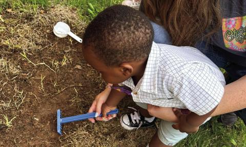 Little Cyclones learn about planting