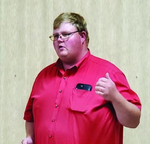 Photo Courtesy of Memphis Lions Club The Memphis Lions Club welcomes new Texas A&amp;M AgriLife Extension Service of Hall County Agriculture and Natural Resources Agent JD Schnitker, a Hall County native. For more information on Schnitker’s journey to becoming Hall County Extension Agent, check back next week.