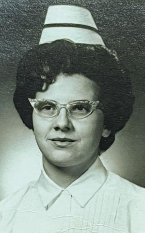 A member of the Borger High School Class of 1961, Fraya Nix Hammons graduated from Amarillo Northwest Texas School of Nursing in May 1964. Courtesy Photos
