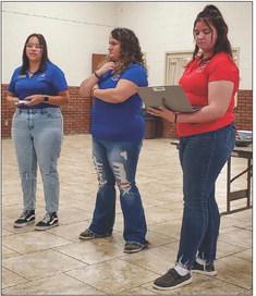 Texas 4-H Water Ambassadors present at Memphis Lions Club
