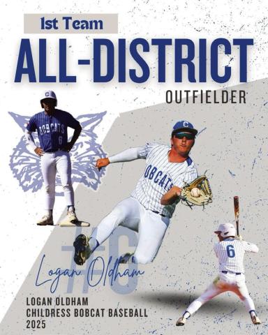 Logan Oldham, Senior, First Team, Outfielder