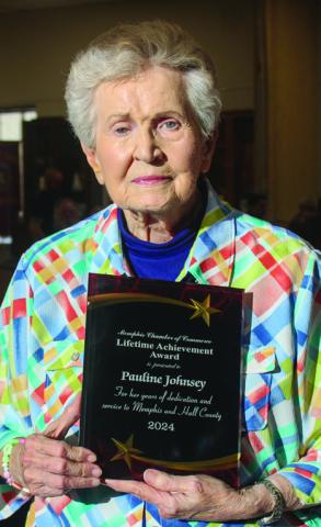 Johnsey awarded Memphis Chamber of Commerce Lifetime Achievement Award
