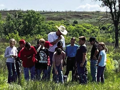 Fifth grade Sparklers visit historic Mill Iron Ranch