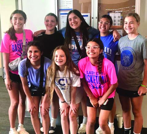 Lady Cats attend Elk City Basketball Camp