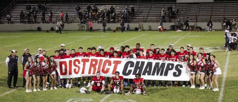 The Wellington Skyrockets clinch the 5-2A Division II title Friday, Nov. 1 in Wellington. The Red River Sun/Shauna Salinas