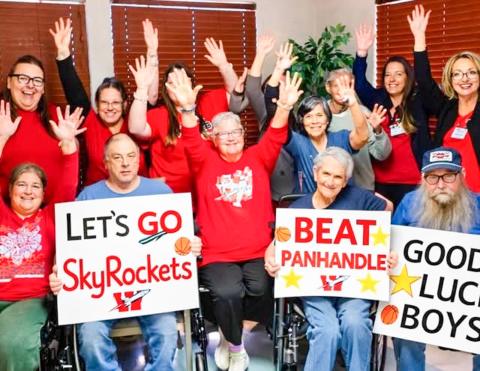 Wellington Care Center supports Skyrockets