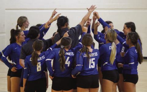 The Childress Lady Cats defeat Wildorado, West Texas High and Highland Park at the recent River Road Tournament, tying for third-place gold bracket finish. Courtesy Photo