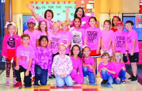 Wellington Elementary Sparklers #PinkOut