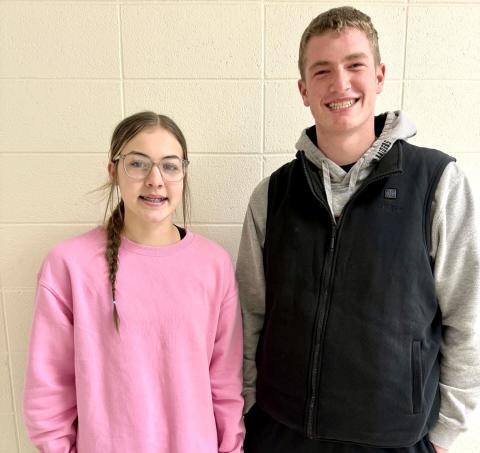 Childress High School freshman Kinley Galligan and senior Cutter Bruce are the McDonald’s Big Macs of the Week, announced Thursday, Jan. 29. Adapting to varsity, Galligan serves as a lockdown defender, putting in the dirty work for the Lady Cats, while Bruce moved into the starting rotation for the Bobcats, proving himself as a selfless teammate while making things tough for the opposing team in the paint. Childress Bobcat Boosters