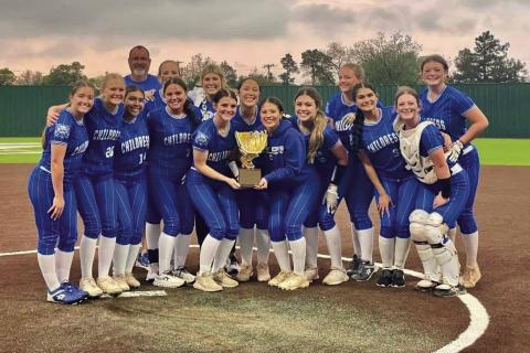 The Childress Lady Cats defeat Slaton for the bi-district championship Friday, April 25. Courtesy Photo