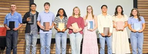 Trinity Fellowship salutes senior Skyrockets