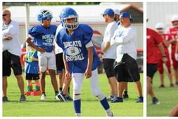 Bobcats,Skyrockets go head-to-head in first scrimmage of the season