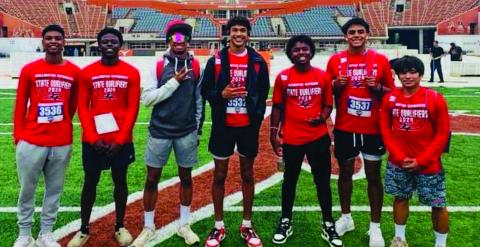 Childress, Wellington athletes compete at state track meet