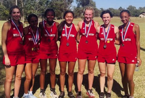 Lady Rocket cross country claims district runner-up title