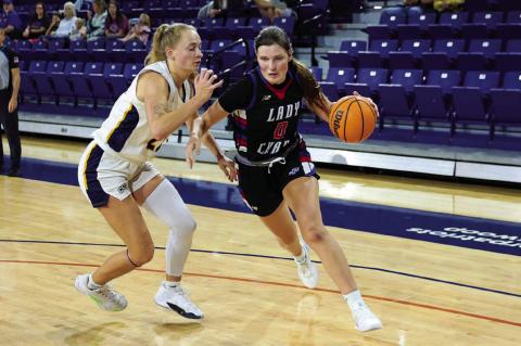 Lubbock Christian University forward Grace Foster is a two-time All-American for the Lady Chaps. UT Tyler Athletics/Lang White