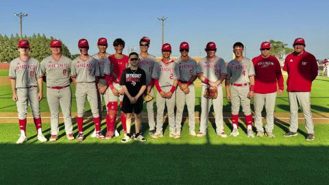 The Wellington Skyrockets pick up a 3-2 win over Lockney Tuesday, April 15. The Red River Sun/Shauna Salinas