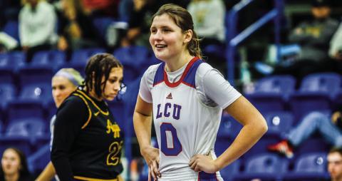 Lubbock Christian University Lady Chaparral Grace Foster is selected to the 2022-2023 Non-D1 All-Texas Women’s Basketball Team. Photo Courtesy of Lubbock Christian University