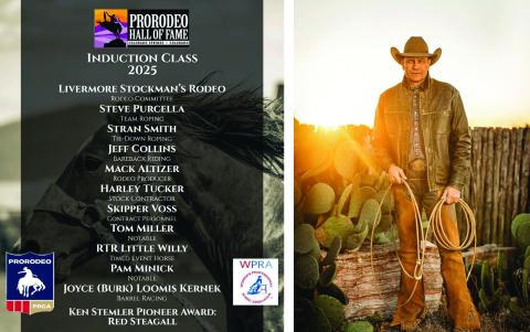 Childress’ Stran Smith, a world champion tie-down roper, will be among the ProRodeo Hall of Fame Class of 2025 inductees. Smith will be inducted at 10 a.m. Saturday, July 12 at the ProRodeo Hall of Fame in Colorado Springs, Colo. ProRodeo Hall of Fame, Stran Smith