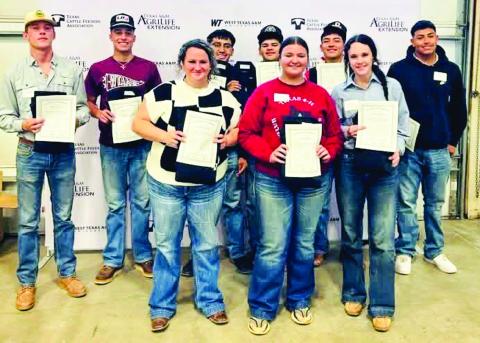 Wellington FFA students achieve certifi cations