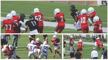 Junior varsity and varsity Wellington Skyrocket football teams travel to Happy State Bank Stadium in Canyon on Thursday, Aug. 17 to scrimmage the Muleshoe Mules. Today, Wellington hosts the Frederick Bombers to open the 2023 season at 7 p.m. at Powell Field at Skyrocket Stadium in Wellington. The Red River Sun/Shauna Salinas