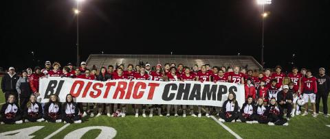 Wellington claims its bi-district championship last Thursday night with a 58-6 victory over Boys Ranch at Stinnett’s Comanche Field. Lukas Wilbur Photography