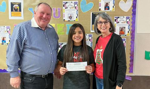 Girl Scouts donate funds to Snack Pak 4 Kids