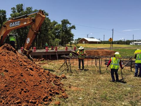 Contractors continue to make progress on TxDOT’s FM 338 upgrade through Dodson
