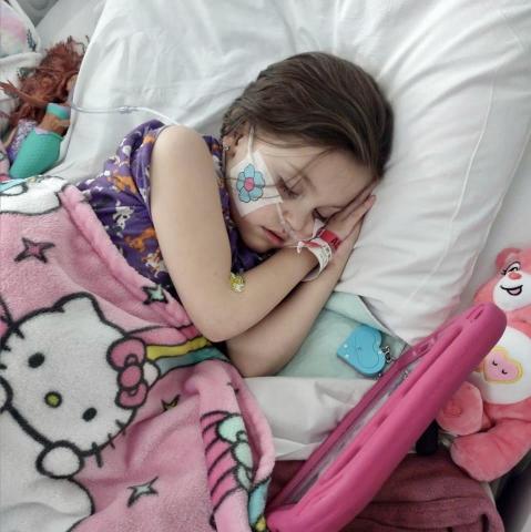Medical funds, benefitting Miriam Rodriguez, the fouryear- old daughter of David and Sarah Rodriguez, have been set up at First United Bank and People’s Federal Credit Union. Courtesy Photo