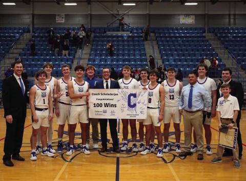 Childress’ Coach Schniederjan caps 100 wins
